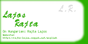 lajos rajta business card